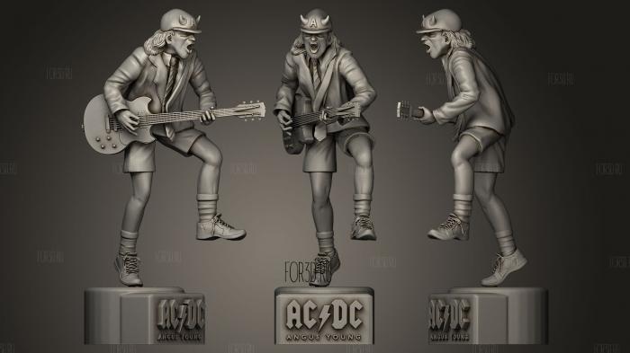 Angus Young stl model for CNC